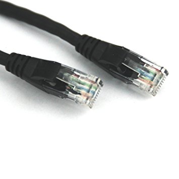 FiveStarCable Cat6 Ethernet Patch Cable, 1ft, 3ft, 5ft,10ft, 15ft, 25ft, 50ft,100ft cat6 cables (10 Ft (1-pack), Black)