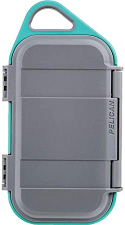 Pelican Go G40 Case - Waterproof Case (Slate/Teal) (GOG400-0000-GRY)