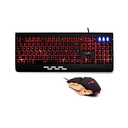 Redgear Manta MT21 Gaming Keyboard and Gaming Mouse Combo (Black)