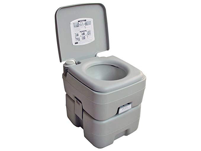 5 Gallon 20l Camping Portable Potty Toilet for Outdoor Caravan, RV Five Oceans (BC 3568)