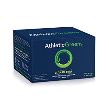 Athletic Greens Ultimate Daily, Whole Food Sourced All in One Greens Supplement, Superfood Powder, Gluten Free, Vegan and Keto Friendly,Travel Packs (30 Individual Packs)