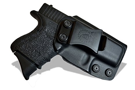 CYA Supply Co. IWB Holster Fits: Glock 26/27/33 Veteran Owned Company - Made in USA - Made from Boltaron - Inside Waistband Concealed Carry Holster
