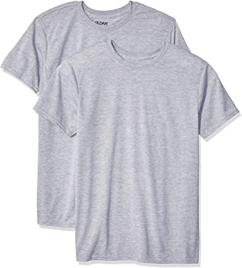 Gildan Men's Moisture Wicking Polyester Performance T-Shirt, 2-Pack