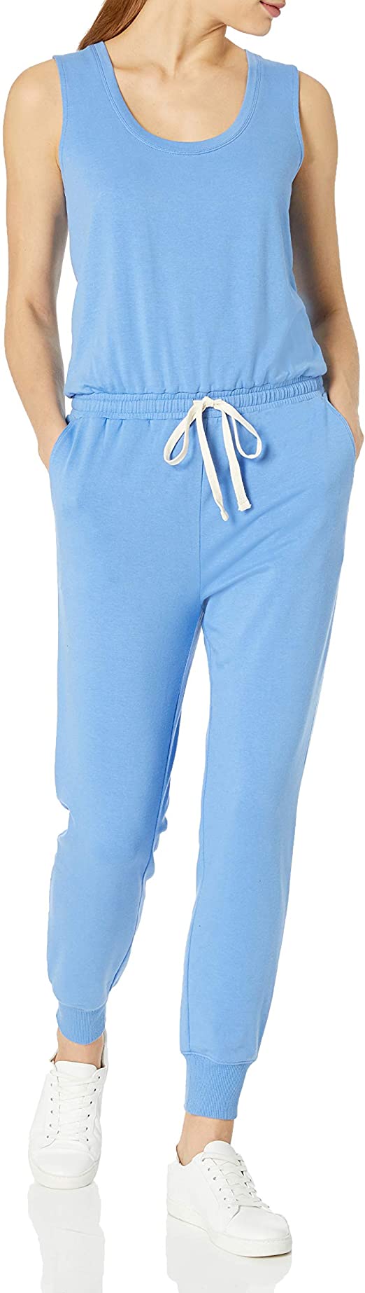 Amazon Essentials Women's Studio Terry Fleece Jumpsuit