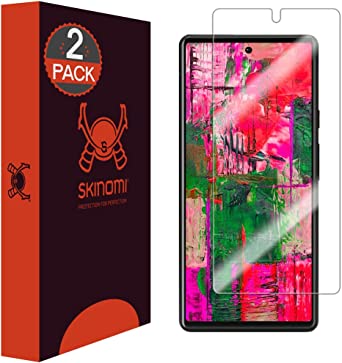 Skinomi Screen Protector Compatible with Google Pixel 7 (2-Pack) Clear TechSkin TPU Anti-Bubble HD Film