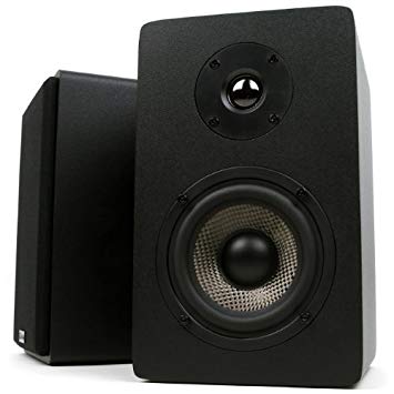 Micca PB42X 15W x 2 Powered Bookshelf Speakers (Pair) (Renewed)