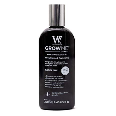 Best Hair Growth Shampoo Sulphate & Paraben Free, Caffeine, Biotin, Argan Oil, Allantoin, Rosemary. Stimulates hair growth, Great for slow growing hair - Hair Loss problems for Men and Women