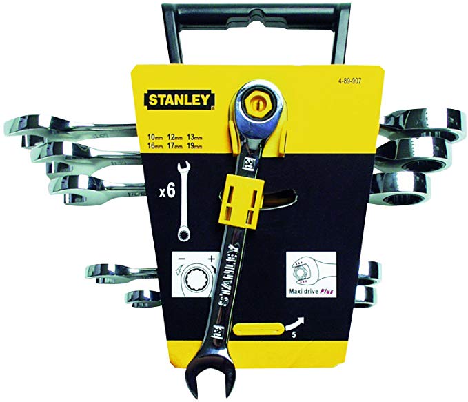 Stanley Ratcheting Wrench Set 6Pc    4 89 907