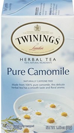 Twinings Pure Camomile Herbal Tea,  20 Tea Bags box