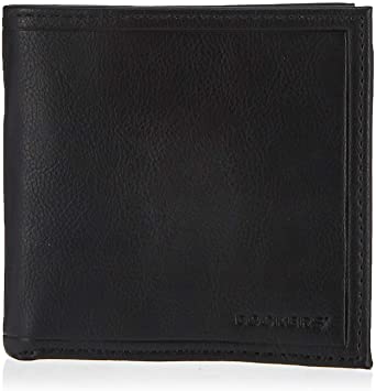 Dockers Men's Bifold Leather Wallet - Thin Slimfold Extra Capacity