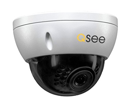 Q-See HD 1080p 3MP Dome IP Camera - High Definition 3 Megapixel Weatherproof Digital POE with 100-Feet Night Vision (QCN8024D)