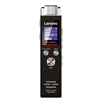 Lenovo Digital Voice Recorder, Mini Voice Activated Recorder with MP3 Player,Dictaphone Voice Recorder for Lectures,Memos,Meetings,Interviews and More