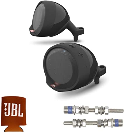 JBL Cruise PWSSPKCRUISEAM Waterproof Bluetooth Handlebar Speaker Kit with Bolt Kit for Harley Davidson