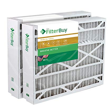 FilterBuy 21x23.5x5 Trane Perfect Fit BAYFTAH23M Replacement Furnace Filter/Air Filter - AFB Gold (Merv 11). (2 Pack)