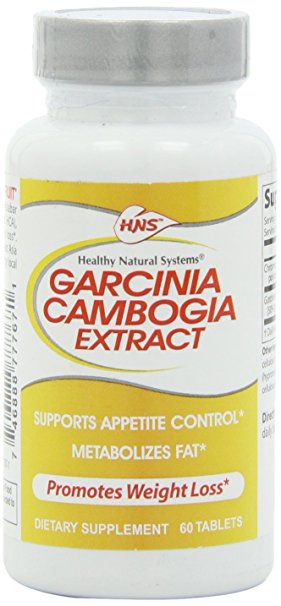 Healthy Natural Systems Garcinia Cambogia Tablet, 60 Count