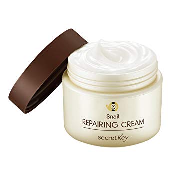[SECRET KEY] Snail Repairing Cream 1.69 fl.oz. (50g) - All In One Recovery Power For The Most Effective Korean Beauty Routine, Relives Skin Troubles and Hydrating Facial Day & Night Cream