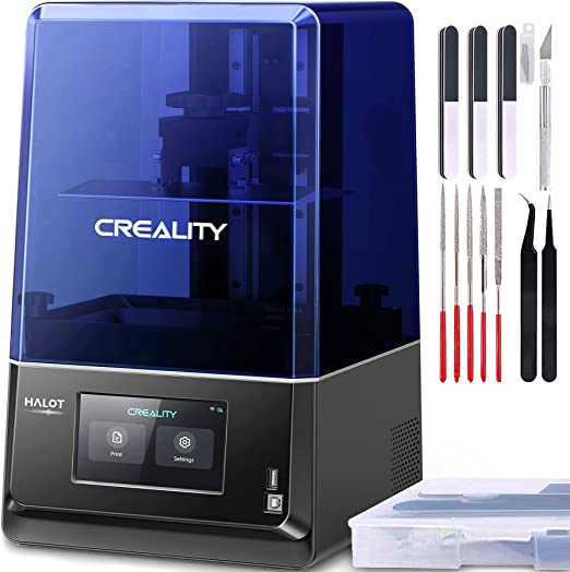 Creality Resin 3D Printer, HALOT-ONE Plus 3D Resin Printers with 7.9 inch 4K Mono LCD, 11 Pcs Model Tools Kit, Dual Z Linear Rails, Print Size 172 x 102 x 160 mm / 6.77 x 3.9 x 6.3 inch