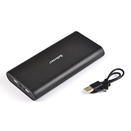 SELECTEC 24000mAh Power Bank External Battery Portable Charger For iPhone 6 6s Plus SE 5S 5, iPad Air, iPad Pro, Galaxy S7 S6 S5, Note Edge 4, Nexus, LG, HTC One, Vodafone, Most other Phone and Tablet