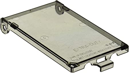 Arlington Industries DBVC-1 Wall Plate Cover, Clear