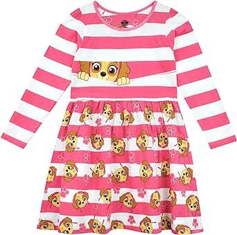 Paw Patrol Dress | Soft Cotton Girls Summer Dress | Skye Girls' Dresses