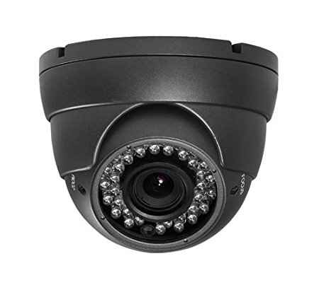 Amview 1080P HD CCD 2.8-12mm Varifocal Lens 36pcs infrared LEDs Night Vision Dome Camera