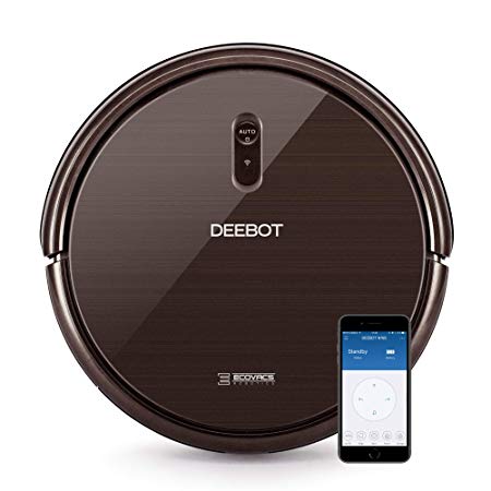 ECOVACS DEEBOT N79S Robotic Vacuum Cleaner with Max Power Suction,  Up to 120 min Runtime, Hard Floors and Carpets, Works with Alexa, App Controls, Self-Charging, Quiet