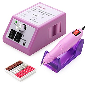 Electric Nail Drill Belle Nail File Manicure Pedicure Set for Acrylics Gels Thick Hard Nails Natural Nails