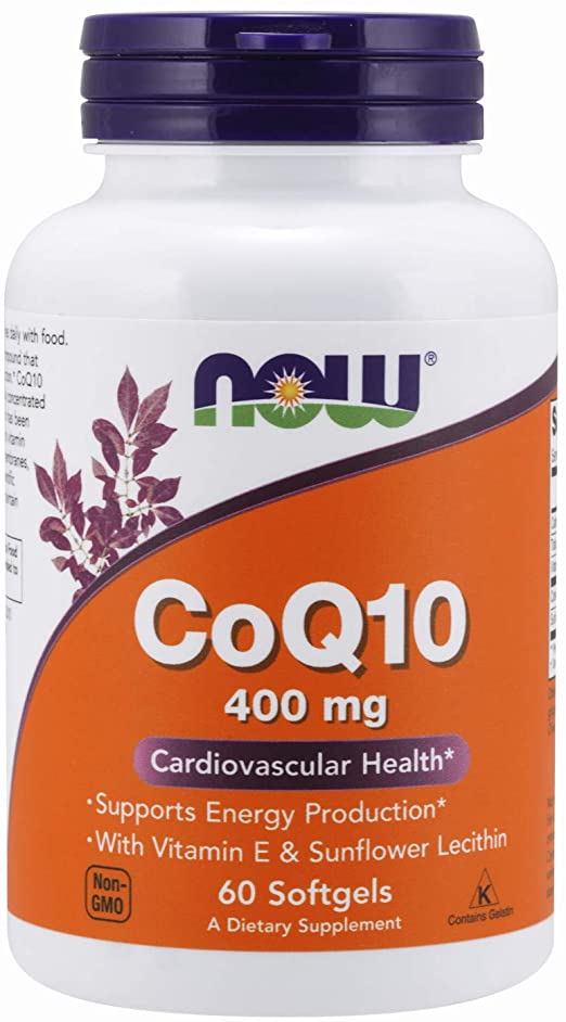 Now Foods Coq10 400Mg, 60 Softgels