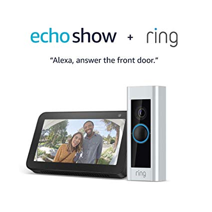 Echo Show 5 with Ring Video Doorbell Pro, Charcoal