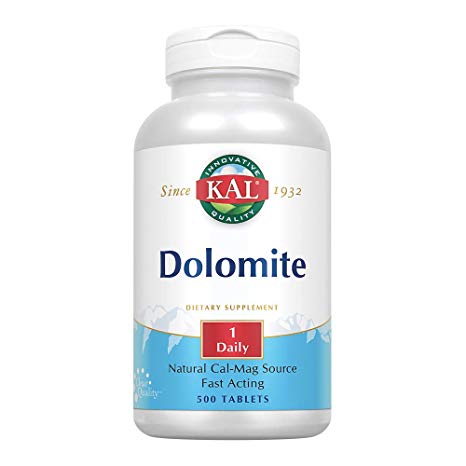 KAL Dolomite Tablets, 250.4 mg, 500 Count