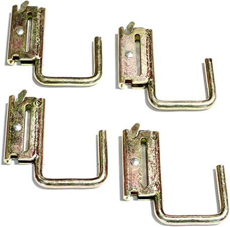 (Pack of 4) E-Track Square JHook Tie Down Fitting System Trailer Flatbed Wire Rack