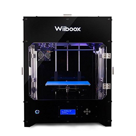 Wiiboox ONE Desktop 3D Printer, Single Extruder, 100 Microns, 9.8"x7.8"x7.8" Build Size w/ Heating Plate, 1 Air Particle Filtration Module, Metal Frame Structure