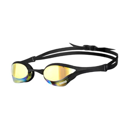 Arena Cobra Ultra Mirror Racing Goggles Yellow Revo/Black/Black