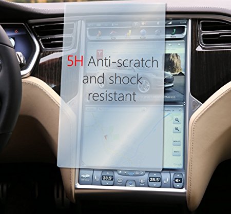 Screen Protector (5H anti-scratch & shock resistant) for Tesla Model S and Model X