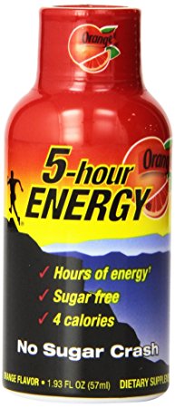 5 Hour Energy Shot, Orange, 24 Count