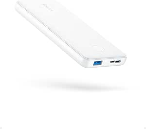 Anker Power Bank (PowerCore 10K), Compact 10,000mAh Battery Pack with PowerIQ Charging Technology and USB-C for iPhone, iPad, Samsung Galaxy, Pixel, and More