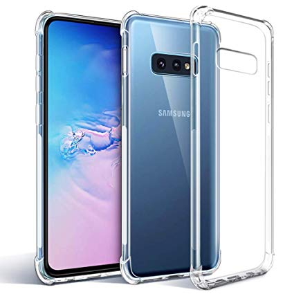 EasyAcc Clear Slim Case for Samsung Galaxy S10e, Soft TPU Crystal Clear Thin Phone Case with 4 Corners Air Cushion Protection Transparent Back Cover Compatible with Samsung Galaxy S10e