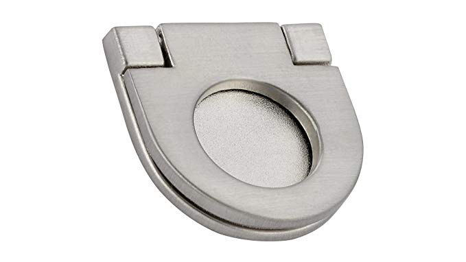 Richelieu Hardware - BP77325195 - Contemporary Recessed Metal Pull - 7732 - 25 mm - Brushed Nickel  Finish