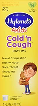 Hyland's Homeopathic 4 Kids Cold and Cough Relief Liquid Natural, 3 Count