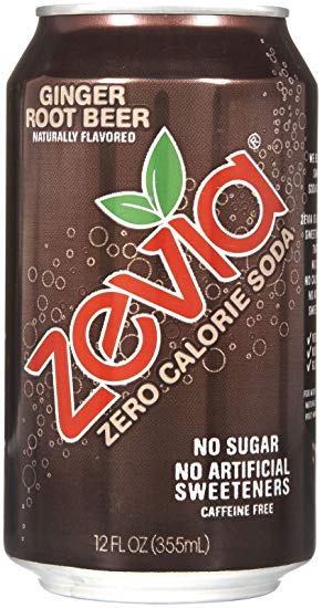 Zevia Diet Soda - Ginger Root Beer - 12 oz - 6 pk