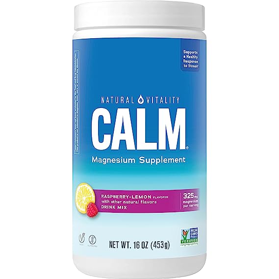 Natural Vitality Natural Calm Raspberry Lemon 16oz