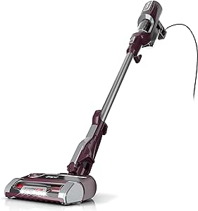 Shark HZ702 Ultralight PetPro Corded Stick Vacuum with PowerFins HairPro Odor Neutralizer Technology, Crevice & Upholstery Tool, Precision Duster, Wine Purple (Renewed)