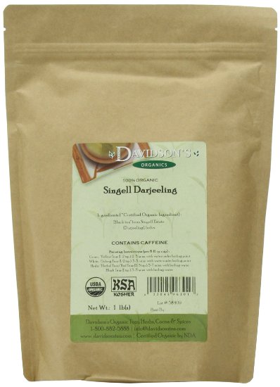 Davidsons Organic Single estate Darjeeling Tea 16-Ounce Bag
