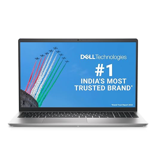 Dell Inspiron 3520 Laptop, Intel Core i5-1235U Processor, 16GB, 512GB, 15.6" (39.62cm) FHD WVA AG 120Hz 250 nits, Backlit KB, Win 11   MSO'21, 15 Month McAfee, Silver, 1.65kg