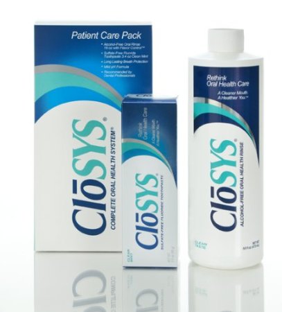 CloSYS Patient Care Pack Toothpaste  Mouthwash