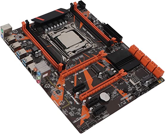 X99 Motherboard CPU Combo, LGA 2011-3 E5 2620 V3 CPU Motherboard Set Support 4 Channel DDR4 Memory, WiFi Module, Gigabit Network Card PC Motherboard for Desktop