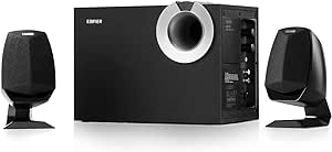 Edifier M201BT Multimedia Computer Speaker System with Subwoofer, Full Range Audio, 68 Watts Peak Power, Strong Bass, Bluetooth 5.0 & Aux Inputs, PC/TV/Smartphone/Tablet/Music Player