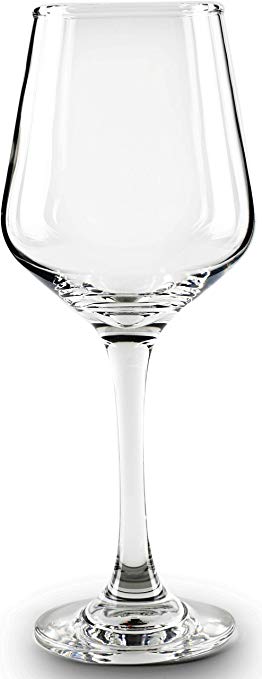 Circleware 44016 Wine Glasses, All-Purpose Set of 4, 14.5 oz, Elegant Entertainment Party Beverage Glassware Drinking Cups for Water, Juice, Beer, Liquor, Whiskey, Bar Dining Decor Gift, Vine Reds