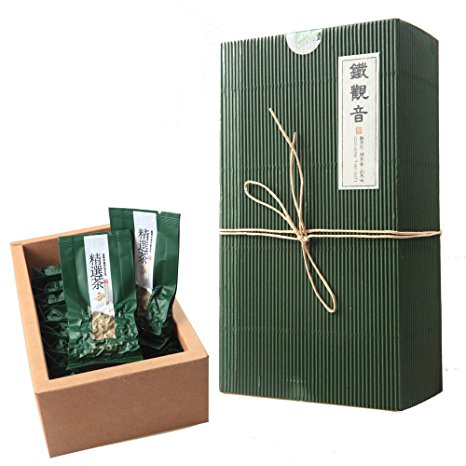Luxtea Chinese Top10 Famous Tea – Anxi Tie Guan Yin / Iron Mercy Goddess / Tieguanyin Green Oolong Tea – Grade AA (High Grade)