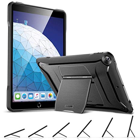 ESR Guardian Stand Case for iPad Air 3 2019, Heavy-Duty Shock-Absorbent Protective Case with Hard Back Cover, for iPad Air 3 10.5-inch, Black